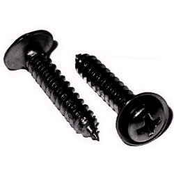 Trim / Finishing Screws - Black Oxide Sm Hd w/ Flush Washer